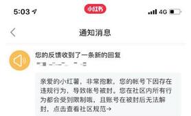 小紅書賬號(hào)解封